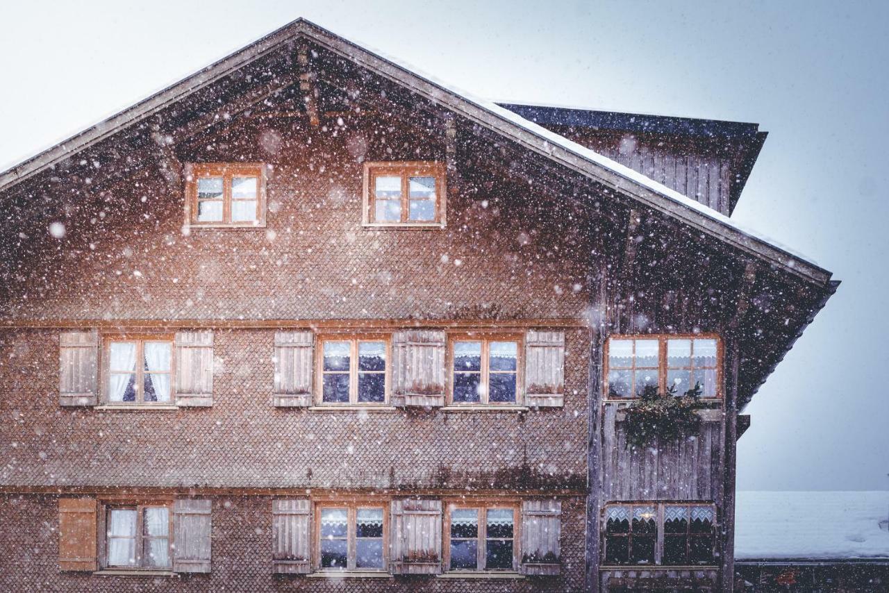 Bauernhof Farnach Apartment Andelsbuch Exterior foto